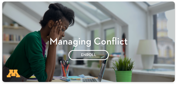Enroll in Managing Conflict Course